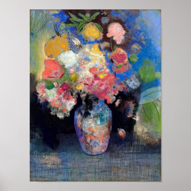 Poster Vase das Flores, Redon (Frente)