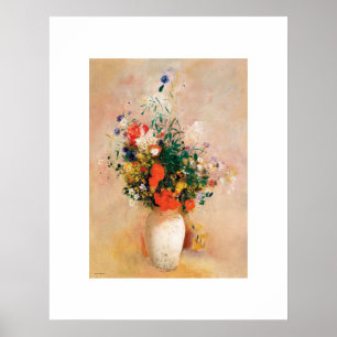 Poster Vase de Flores por Odilon Redon