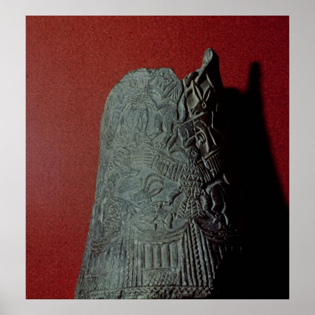 Poster Vase, do Uruk 3.º milênio BC (Frente)