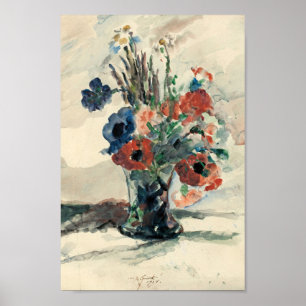 Poster Vase mit Blumen Lovis Corinth