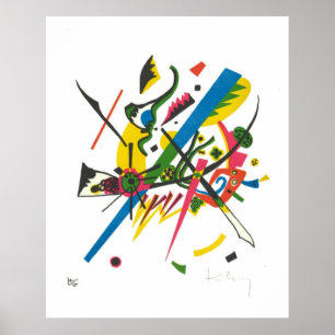 Poster Vasily Kandinsky w Signature Small Words I On v