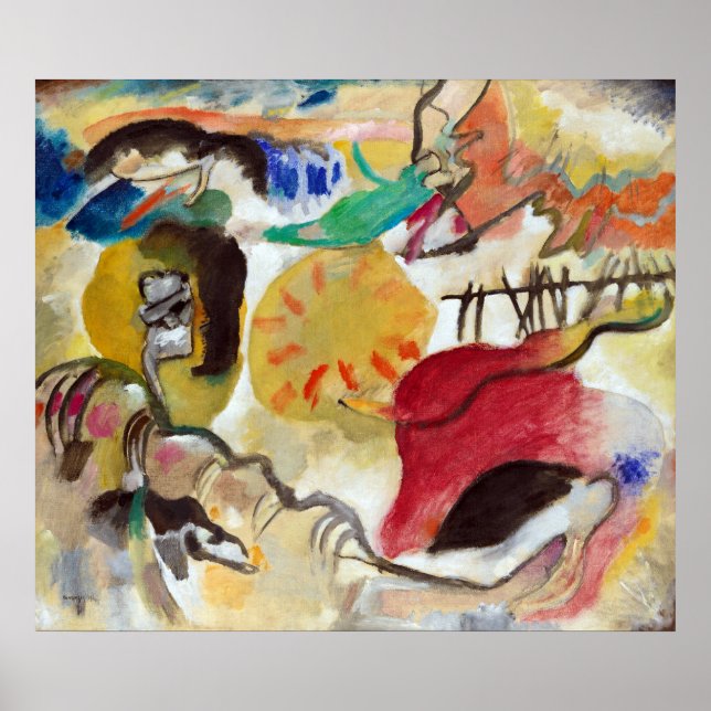 Pôster Vasily Kandisnky Garden of Love (Frente)