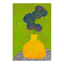 Vaso botânico moderno ainda vive