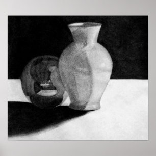 Poster Vaso com Esfera