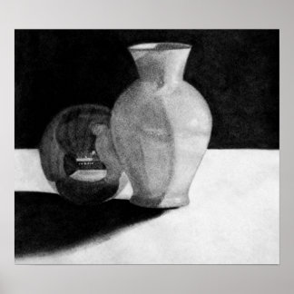 Poster Vaso com Esfera