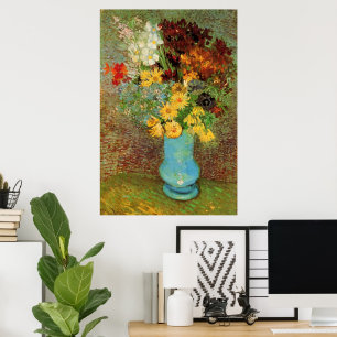 Pôster Vaso com Margaridas e Anêmonas por Vincent van Gog