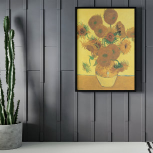 Pôster Vaso com os quinze girassóis por Vincent van Gogh