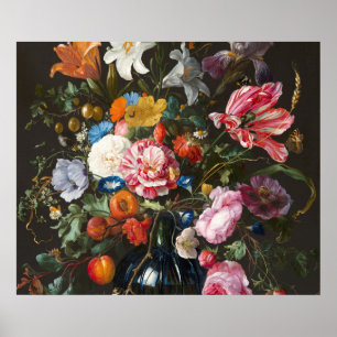 Poster Vaso de Flores. Criador Jan Davidsz de Heem.