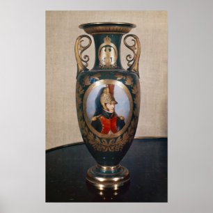 Pôster Vaso de Sevres que descreve Louis Bonaparte