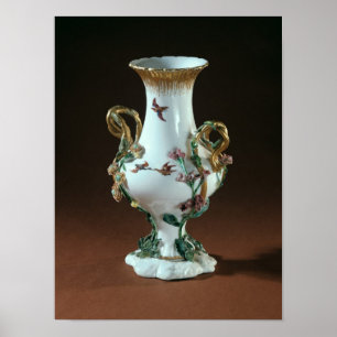 Poster Vaso Duplessis com decoração do ouro