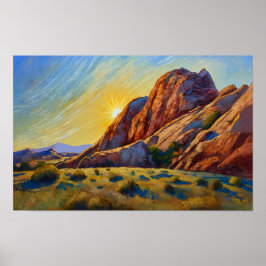 Poster Vasquez Rocks - Cartaz