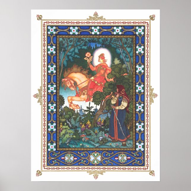 Pôster Vassilissa, a Feira de Boris Zvorykin (Frente)