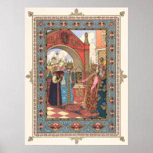 Pôster Vassilissa, a Feira de Boris Zvorykin