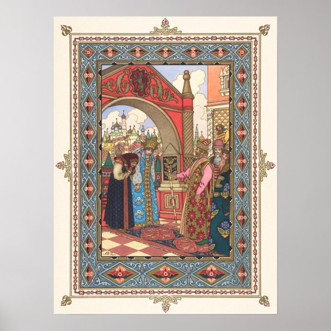 Pôster Vassilissa, a Feira de Boris Zvorykin (Frente)