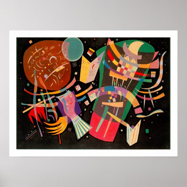 Poster Vassily Kandinsky, 1939 - Composição 10 (Frente)