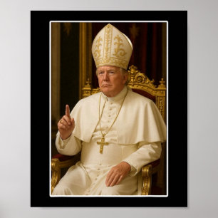 Poster Vaticano Christian Um Novo Papa Engraçado Político