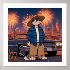 Poster Vato Lobo no dia 4 de julho