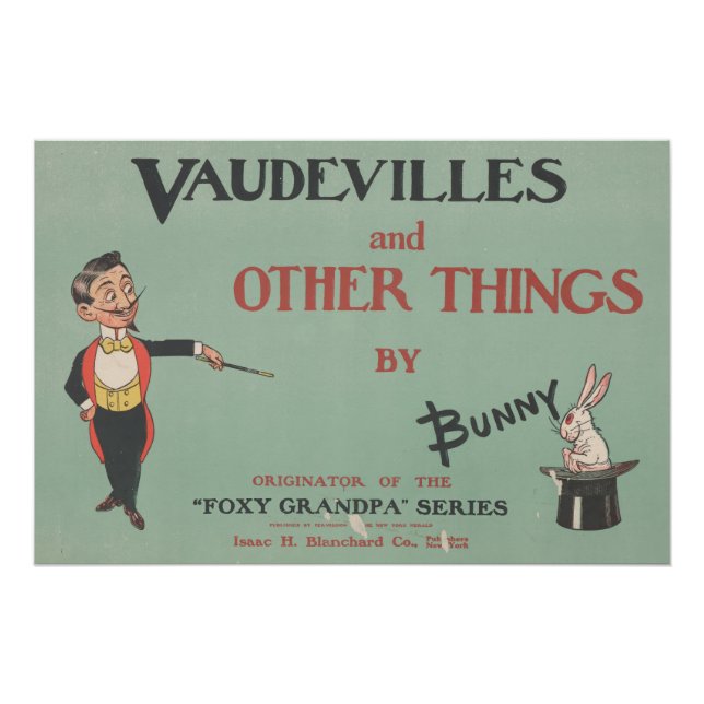 Pôster Vaudeville e outras coisas por Rupert Bunny (Frente)