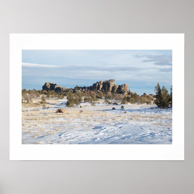 Pôster Vaudewoo - WY, EUA (Frente)