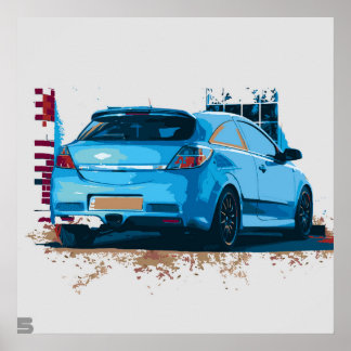 Pôster Vauxhall Astra VXR