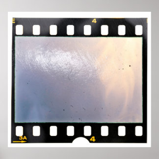 Poster Vazio 35mm - quadro ou fita em fundo branco