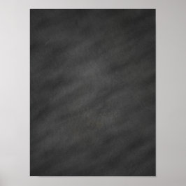 Pôster Vazio Conselho do giz preto Cinza de fundo do quad