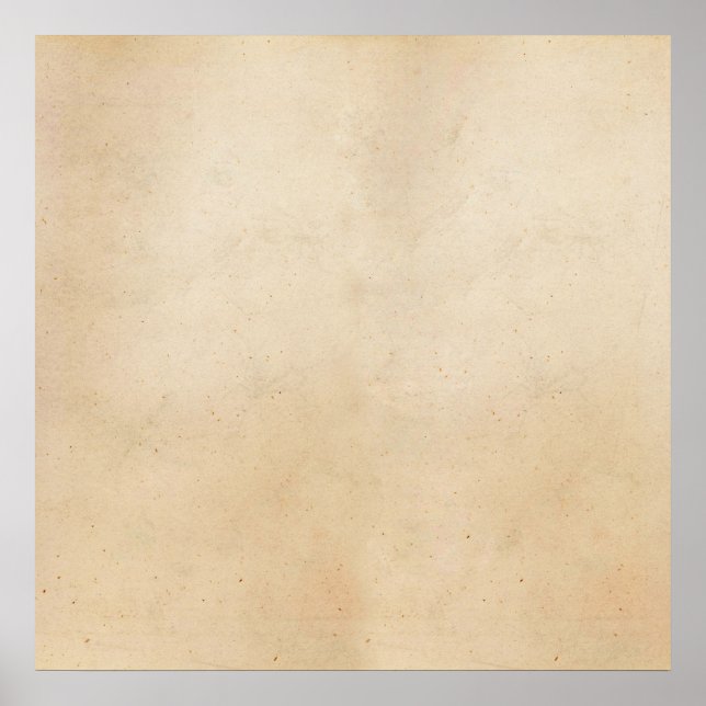 Poster Vazio de Modelo de Pergaminho Antiquado de Papel V (Frente)