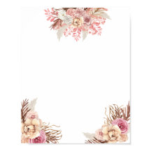 Vazio DIY Modern Boho Dusty Rosa Floral