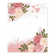 Vazio Glitz E Glitter Dourado Rosa