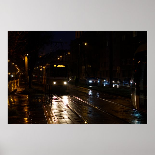 Poster Vazio numa noite chuvosa (Frente)