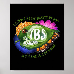 Poster Vbs Magnificado 2025 Descobrindo a Grandeza de Deu
