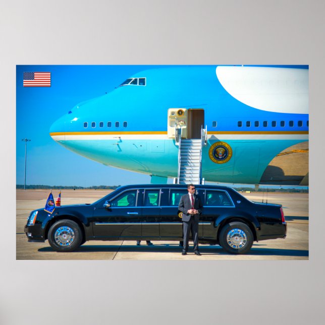 Poster VC-25A (747-200B) e "O BEAST" (Frente)