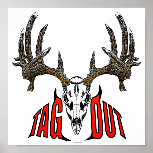 Pôster Veado-branco (Frente)