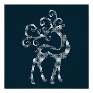 Pôster Veado-de-galinha-do-natal