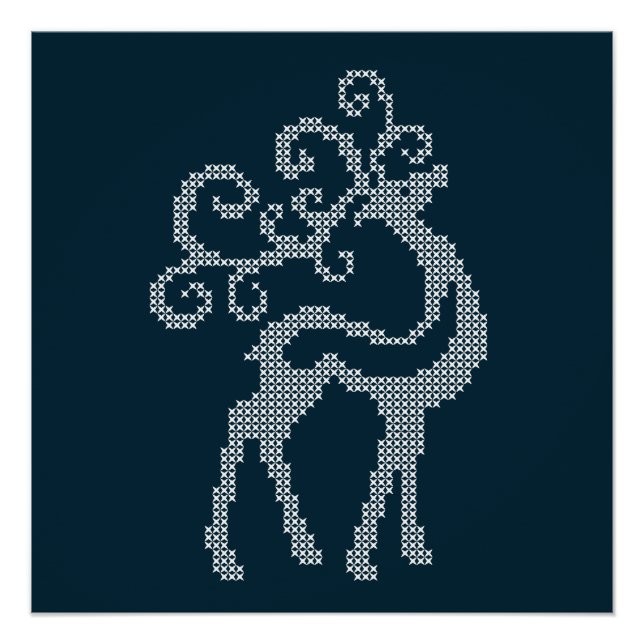 Pôster Veado-de-galinha-do-natal (Frente)