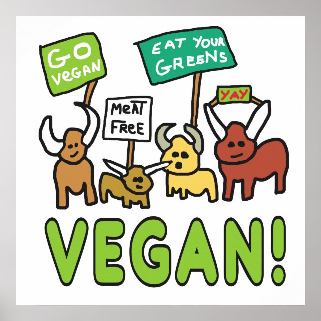 Poster Vegan (Frente)