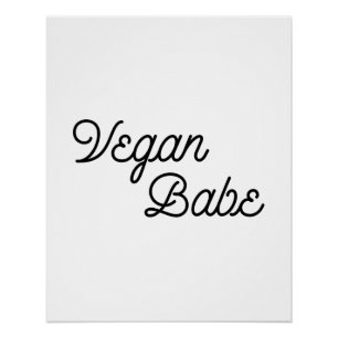 Pôster Vegan Babe