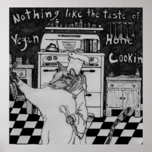 Pôster Vegan Chef Maurice