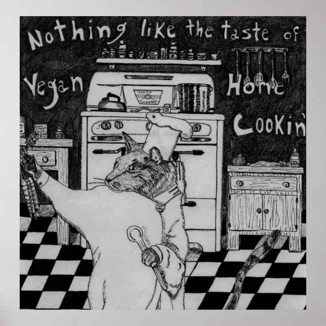 Pôster Vegan Chef Maurice (Frente)