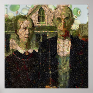 Poster Vegan Gothic Fine Art Spoof