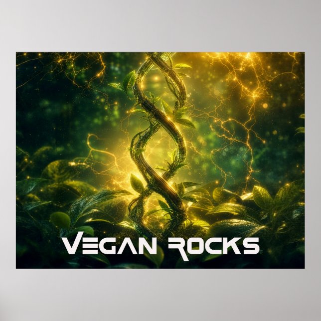 POSTER VEGAN ROCKS (Frente)