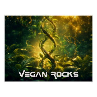 PÔSTER VEGAN ROCKS