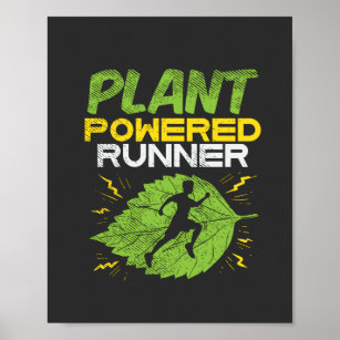 Poster Vegan - Runner Powered