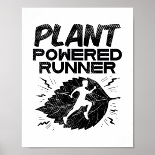 Poster Vegano - Corredor Alimentado por Plantas