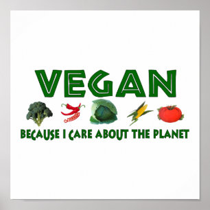 Poster Vegans Para O Planeta
