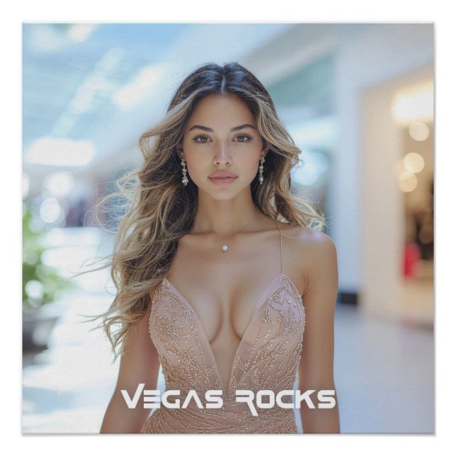 PÔSTER VEGAS ROCKS (Frente)