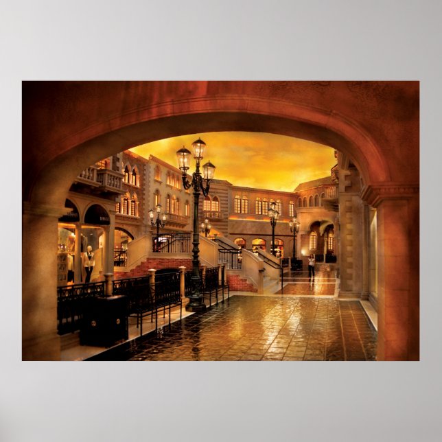 Pôster Vegas - Veneza - As ruas de Veneza (Frente)