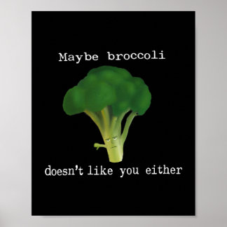 Poster Vegetais Brócolis não gosta de você D0100101A