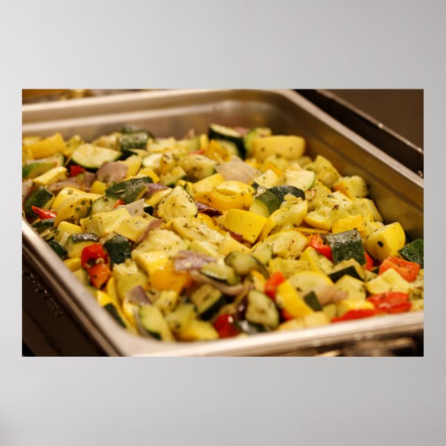 Pôster Vegetais cozidos (Frente)