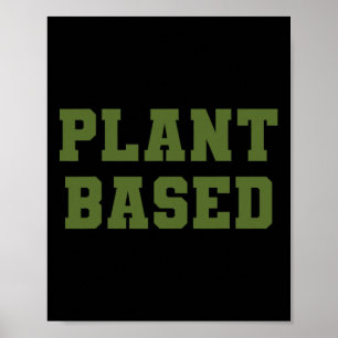 Poster Vegetal Sed Diet Dino Vegan Vegetal Natureza Herbi